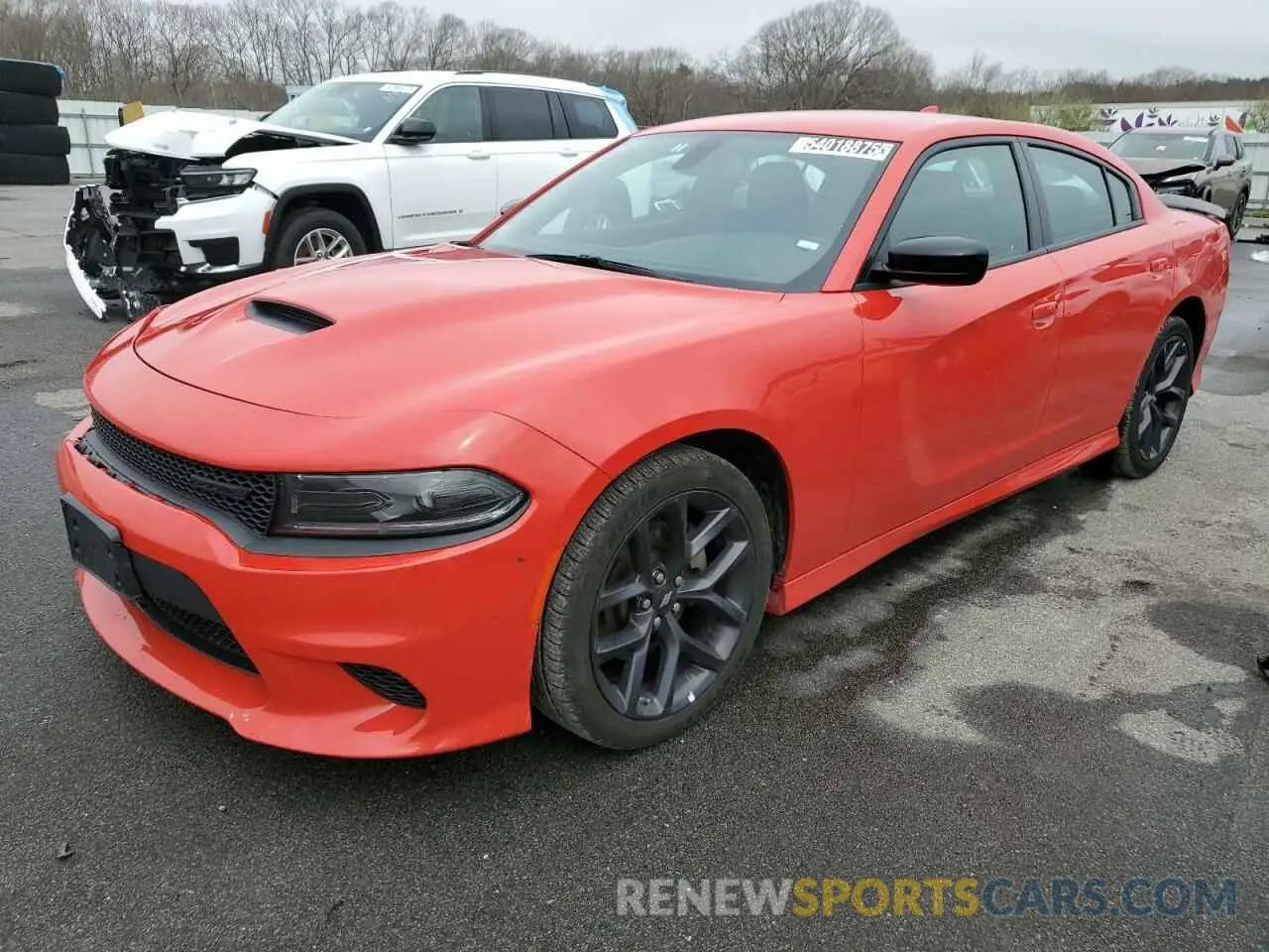 1 fotografías del automóvil dañado 2C3CDXHG1PH588111 DODGE CHARGER 2023