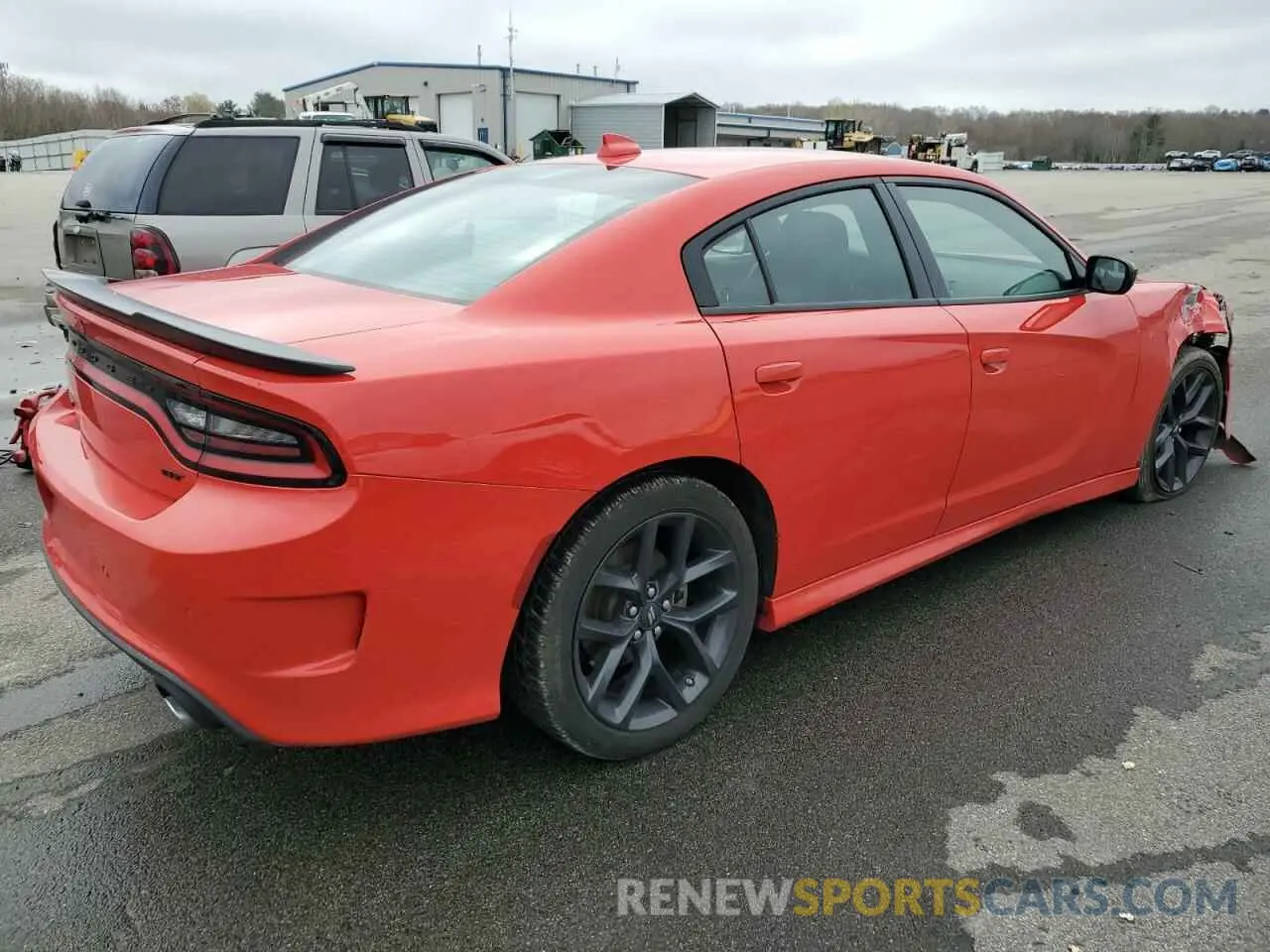 3 fotografías del automóvil dañado 2C3CDXHG1PH588111 DODGE CHARGER 2023