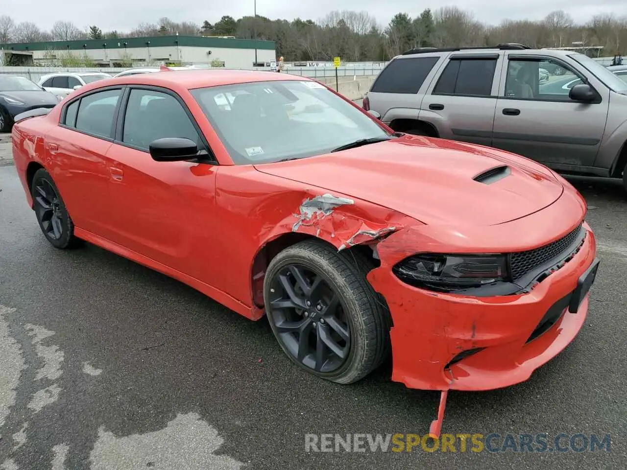 4 fotografías del automóvil dañado 2C3CDXHG1PH588111 DODGE CHARGER 2023