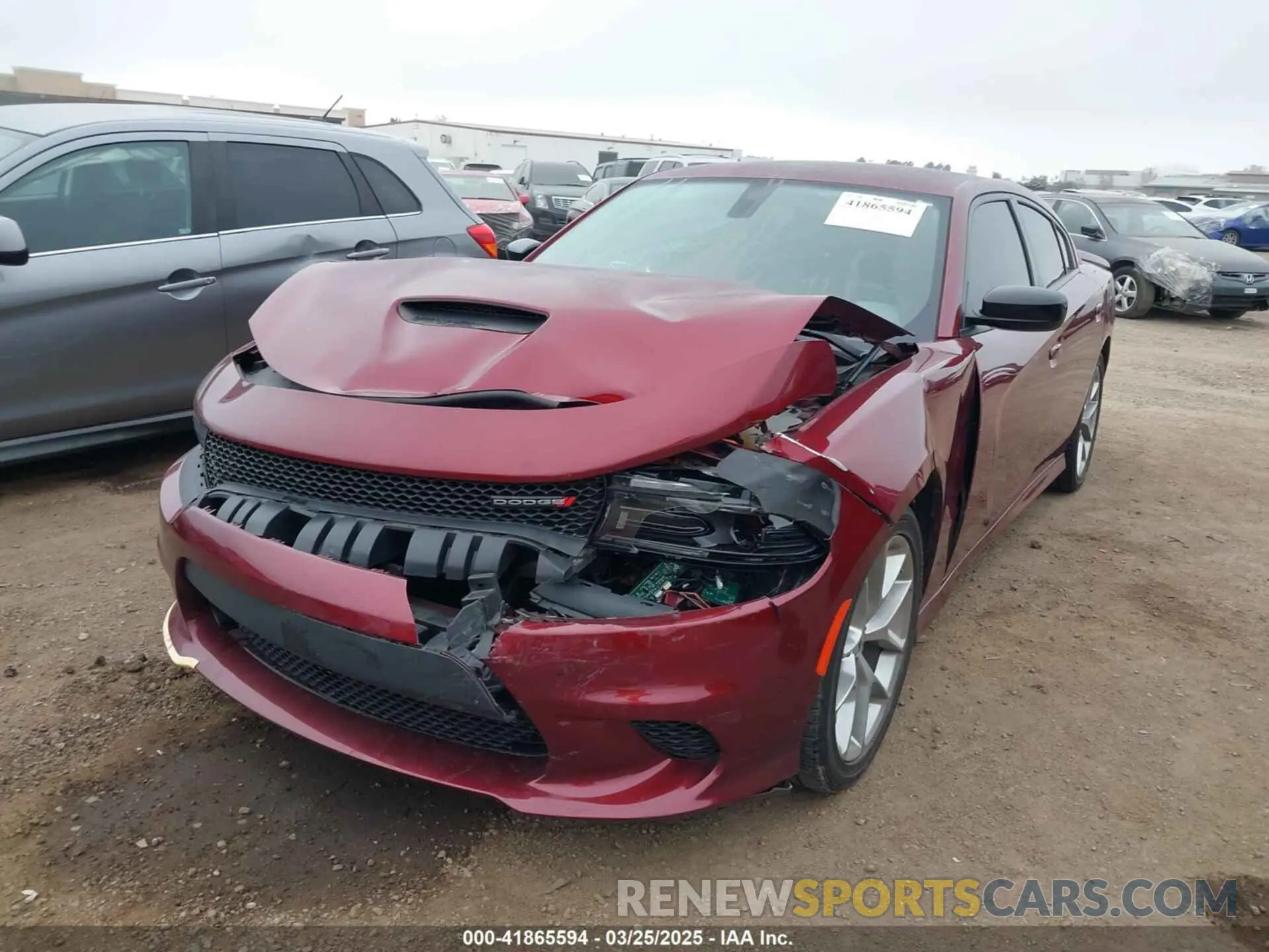 6 fotografías del automóvil dañado 2C3CDXHG2PH639454 DODGE CHARGER 2023