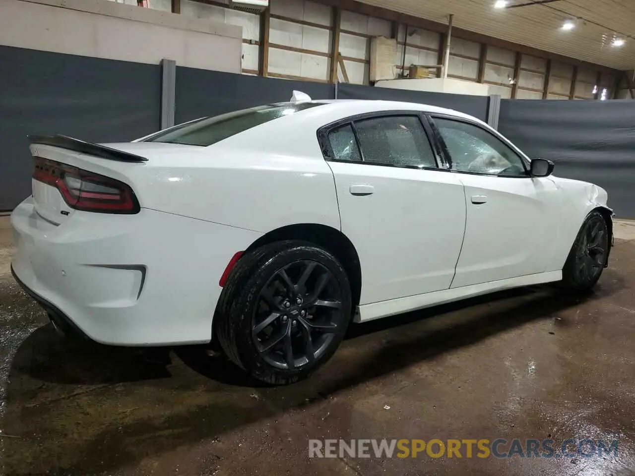3 fotografías del automóvil dañado 2C3CDXHG3PH607144 DODGE CHARGER 2023