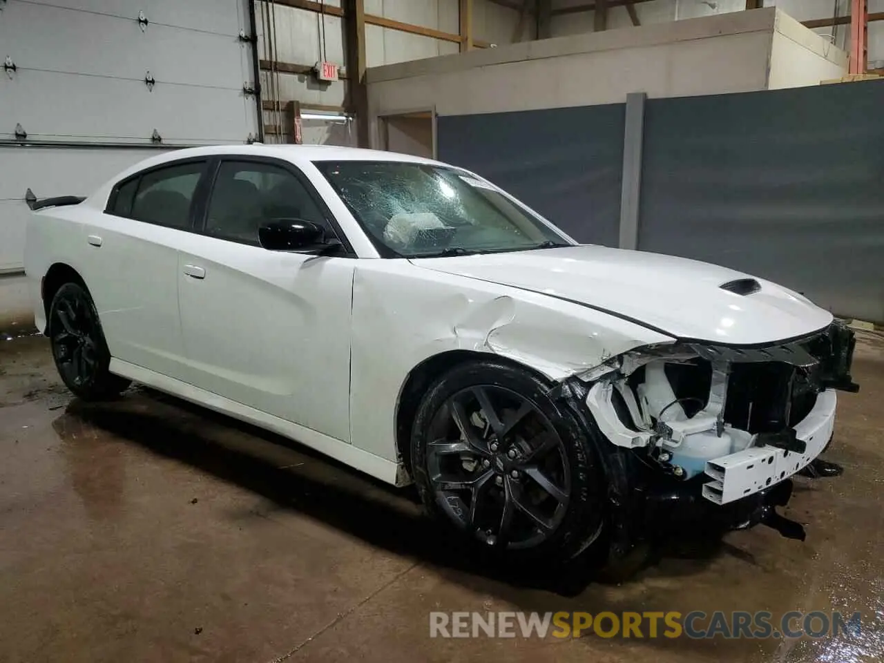 4 fotografías del automóvil dañado 2C3CDXHG3PH607144 DODGE CHARGER 2023