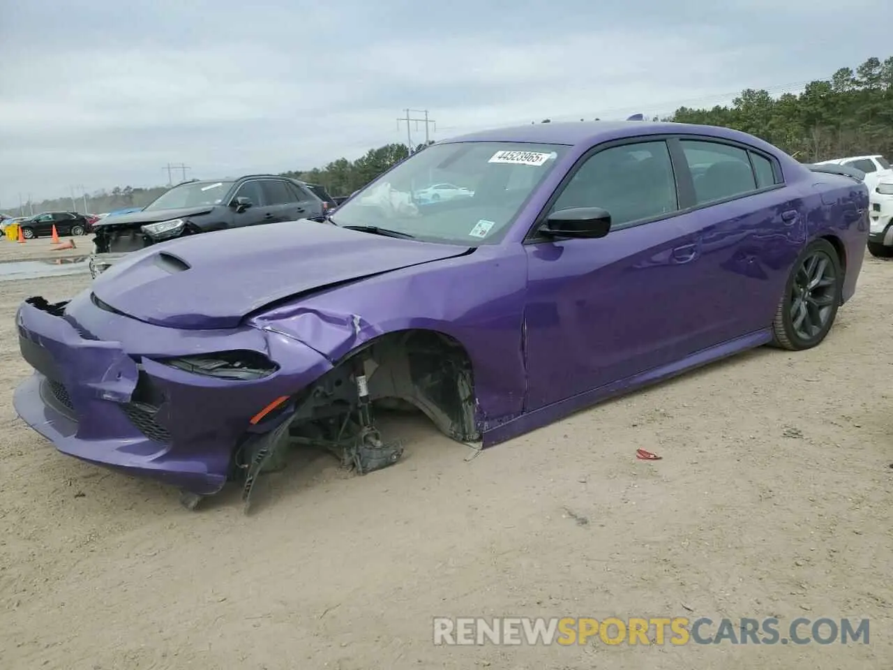 1 fotografías del automóvil dañado 2C3CDXHG3PH638829 DODGE CHARGER 2023