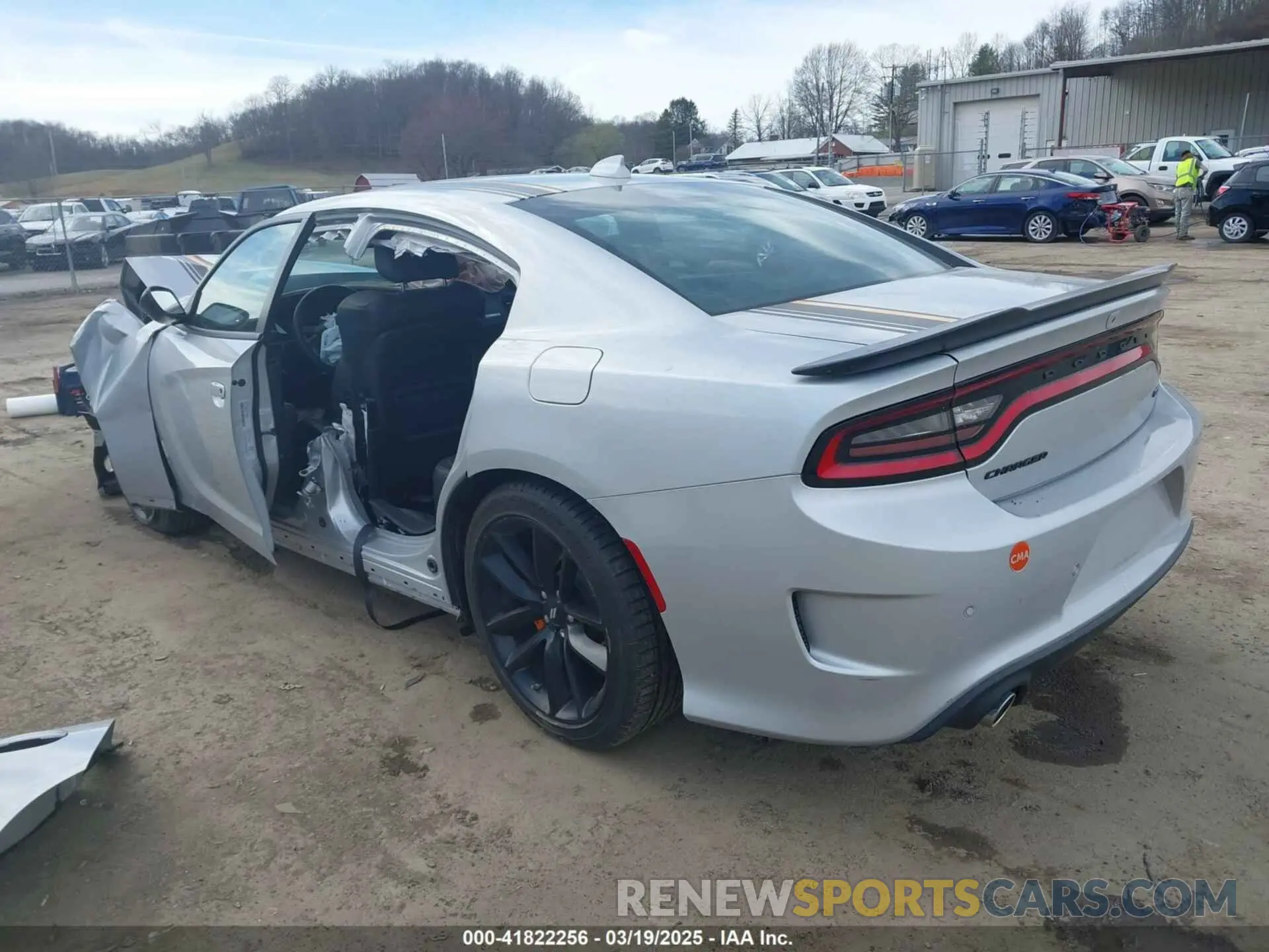 3 fotografías del automóvil dañado 2C3CDXHG3PH645862 DODGE CHARGER 2023