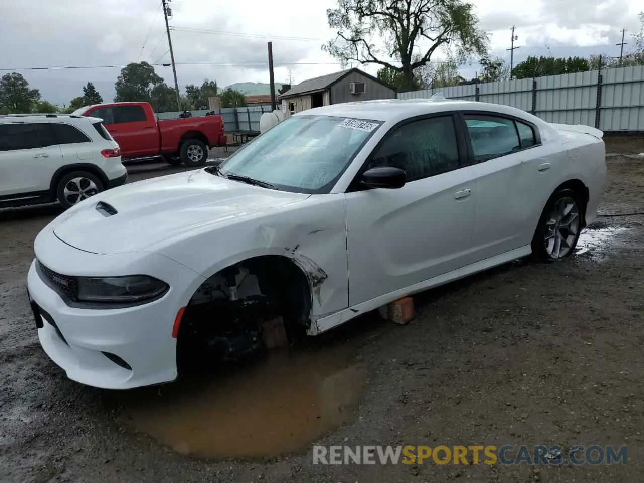 1 fotografías del automóvil dañado 2C3CDXHG5PH546850 DODGE CHARGER 2023