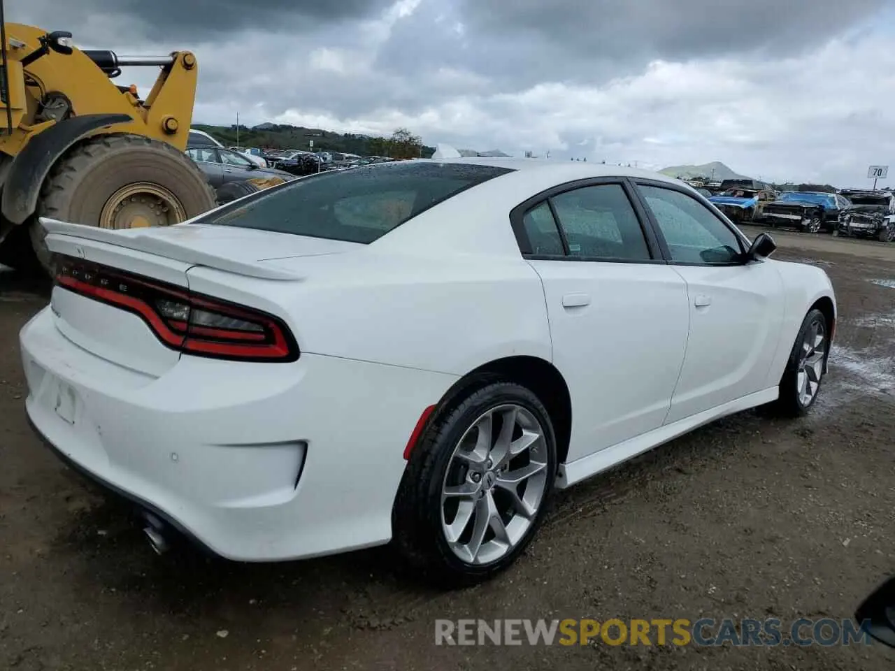 3 fotografías del automóvil dañado 2C3CDXHG5PH546850 DODGE CHARGER 2023