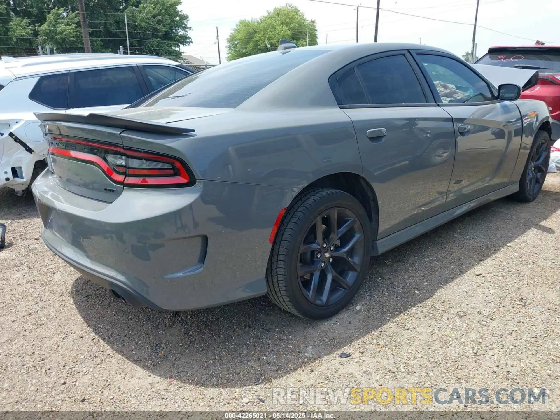4 fotografías del automóvil dañado 2C3CDXHG5PH651128 DODGE CHARGER 2023