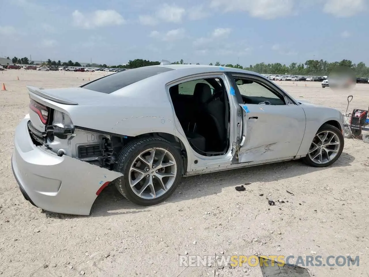 3 fotografías del automóvil dañado 2C3CDXHG5PH697655 DODGE CHARGER 2023