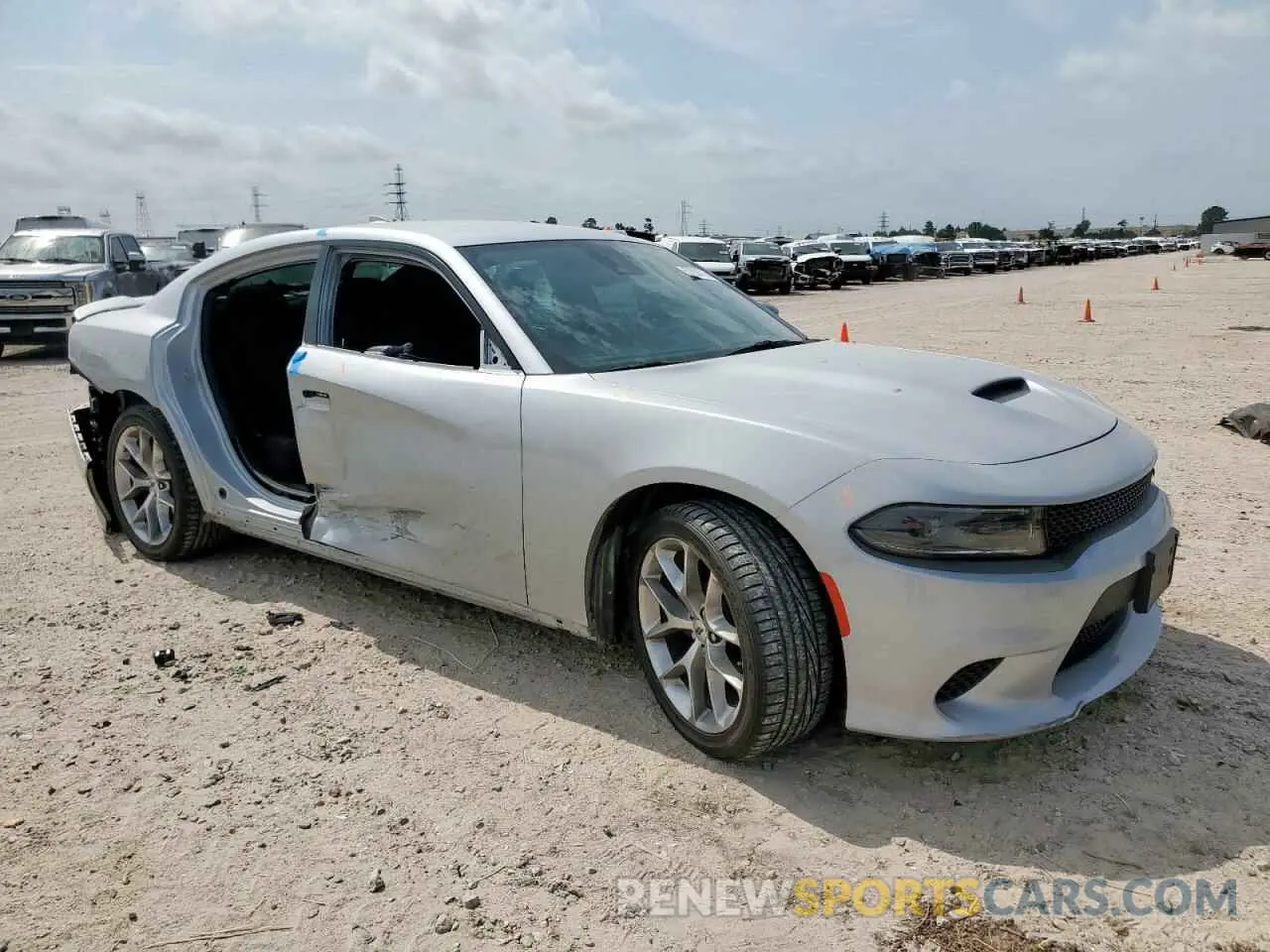 4 fotografías del automóvil dañado 2C3CDXHG5PH697655 DODGE CHARGER 2023