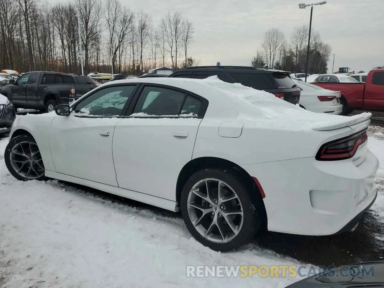 2 fotografías del automóvil dañado 2C3CDXHG6PH529149 DODGE CHARGER 2023