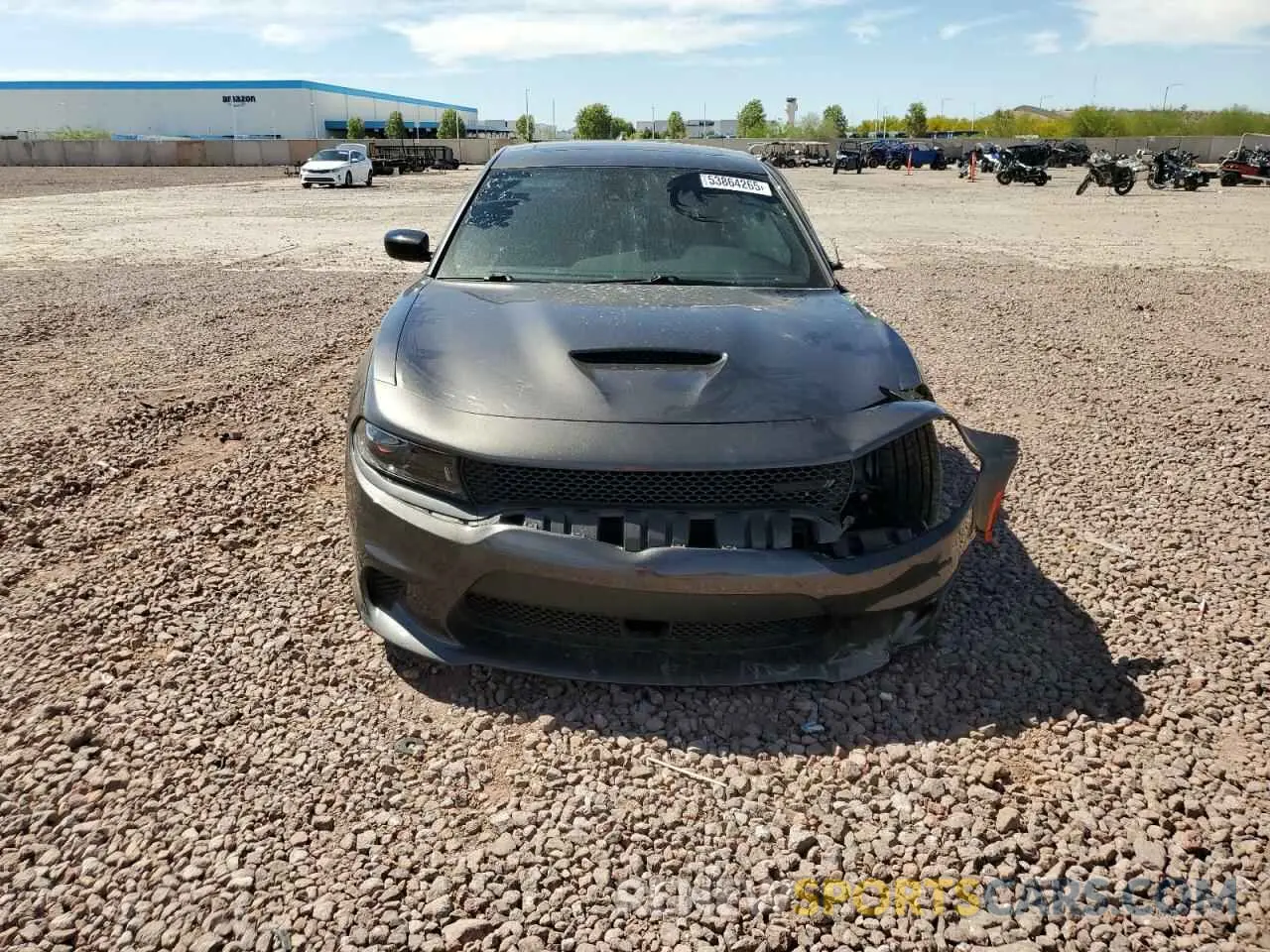 5 fotografías del automóvil dañado 2C3CDXHG6PH588332 DODGE CHARGER 2023