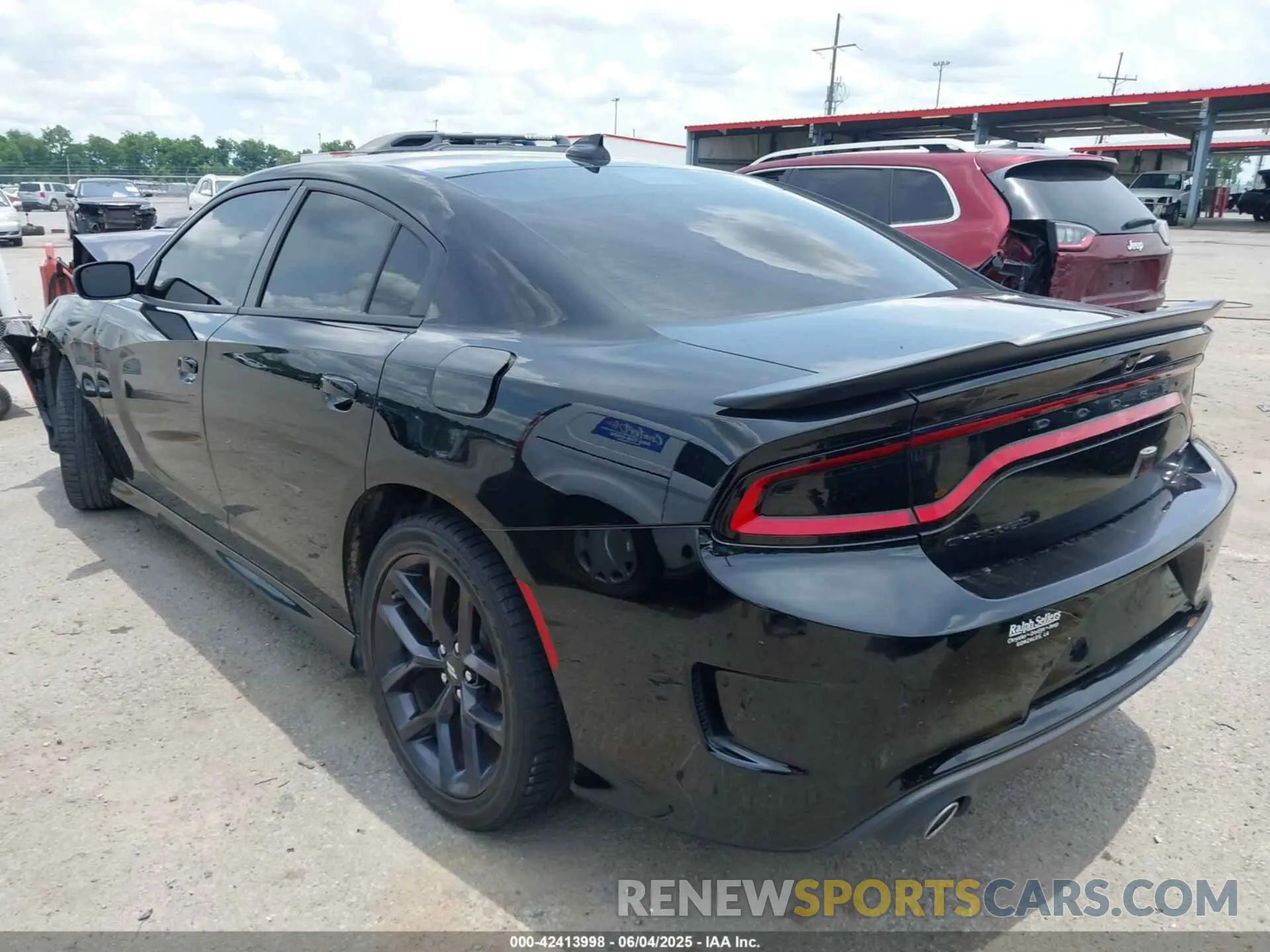 3 fotografías del automóvil dañado 2C3CDXHG7PH622679 DODGE CHARGER 2023
