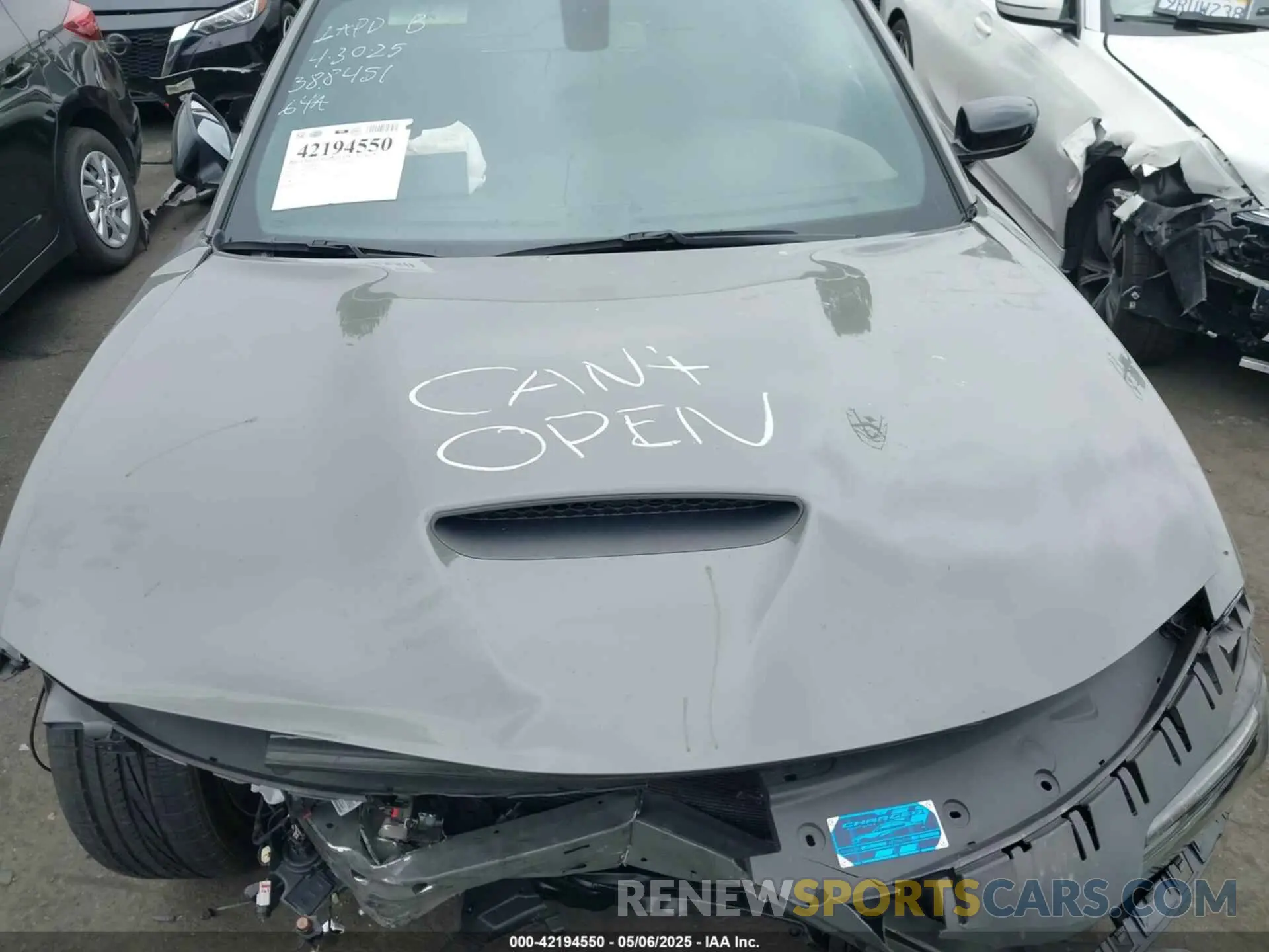 10 fotografías del automóvil dañado 2C3CDXHG7PH698855 DODGE CHARGER 2023