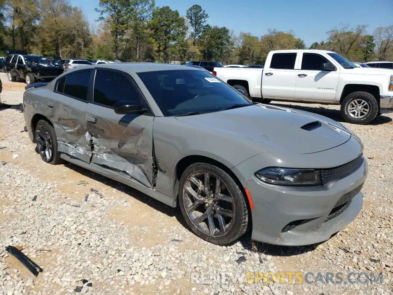 4 fotografías del automóvil dañado 2C3CDXHG7PH702581 DODGE CHARGER 2023
