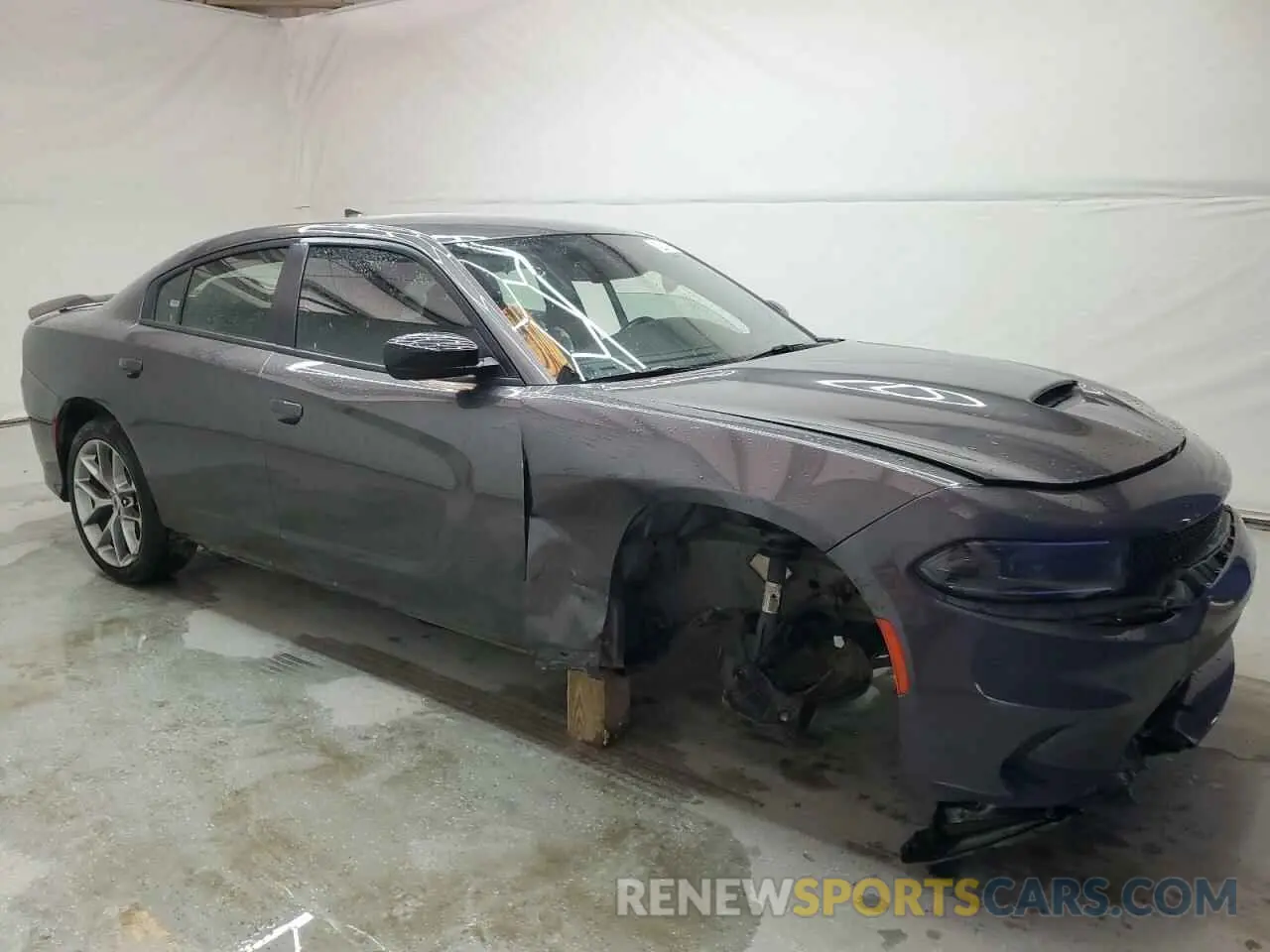 4 fotografías del automóvil dañado 2C3CDXHG8PH546955 DODGE CHARGER 2023