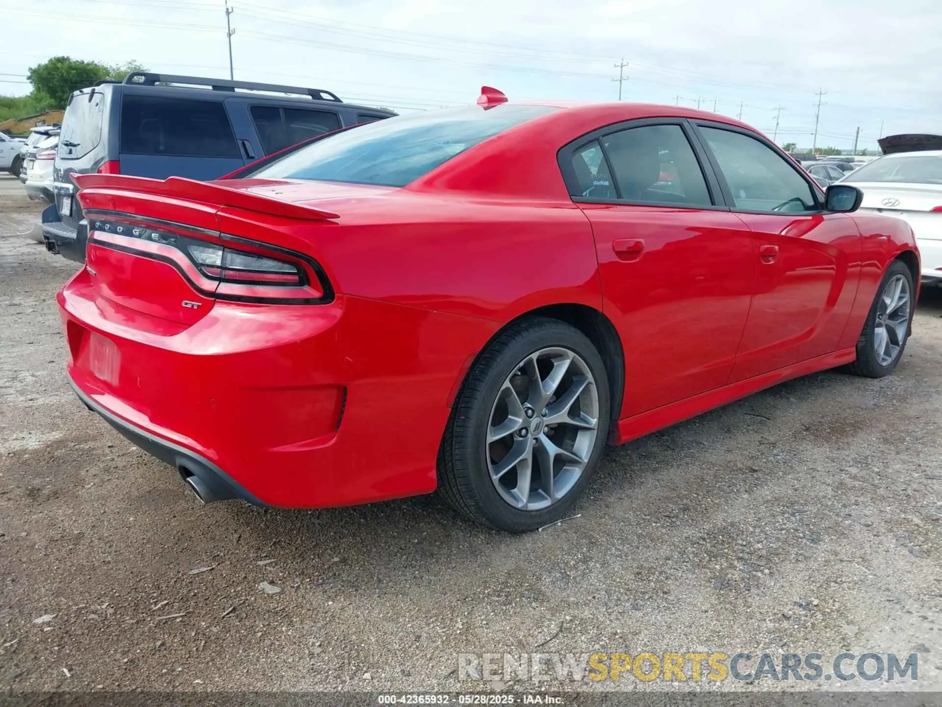 4 fotografías del automóvil dañado 2C3CDXHG8PH554392 DODGE CHARGER 2023
