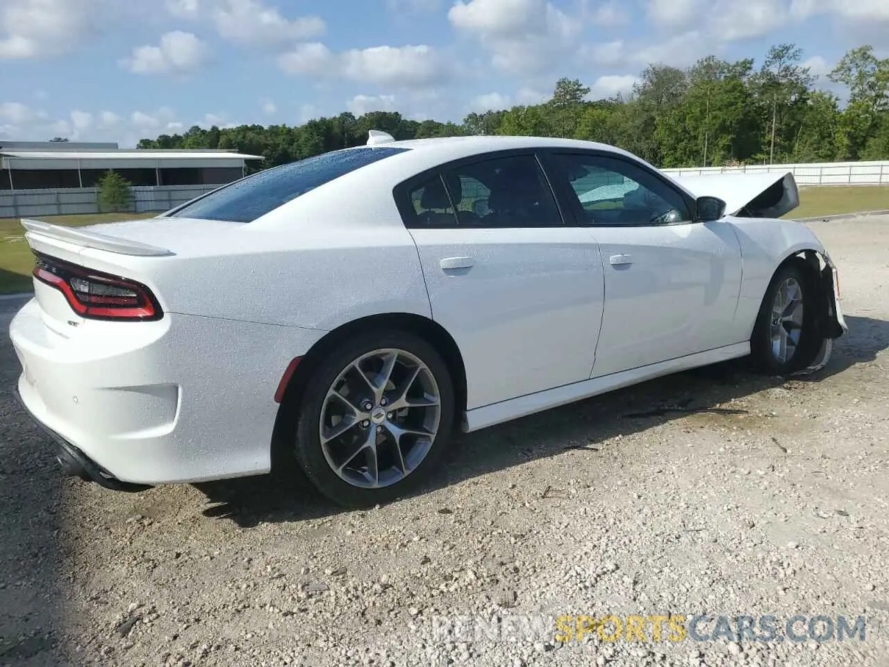 3 fotografías del automóvil dañado 2C3CDXHG8PH606734 DODGE CHARGER 2023