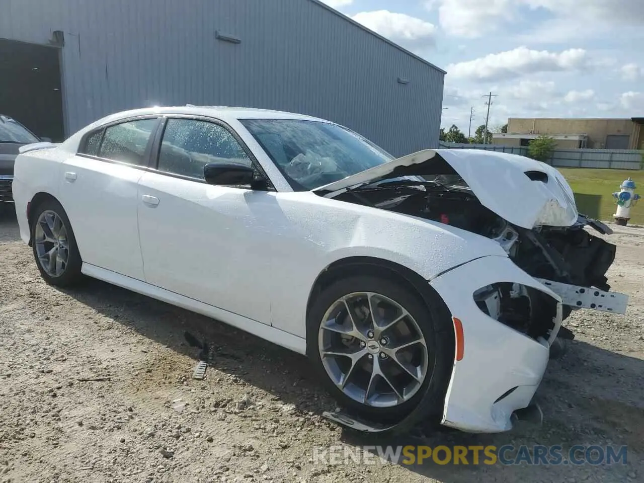 4 fotografías del automóvil dañado 2C3CDXHG8PH606734 DODGE CHARGER 2023