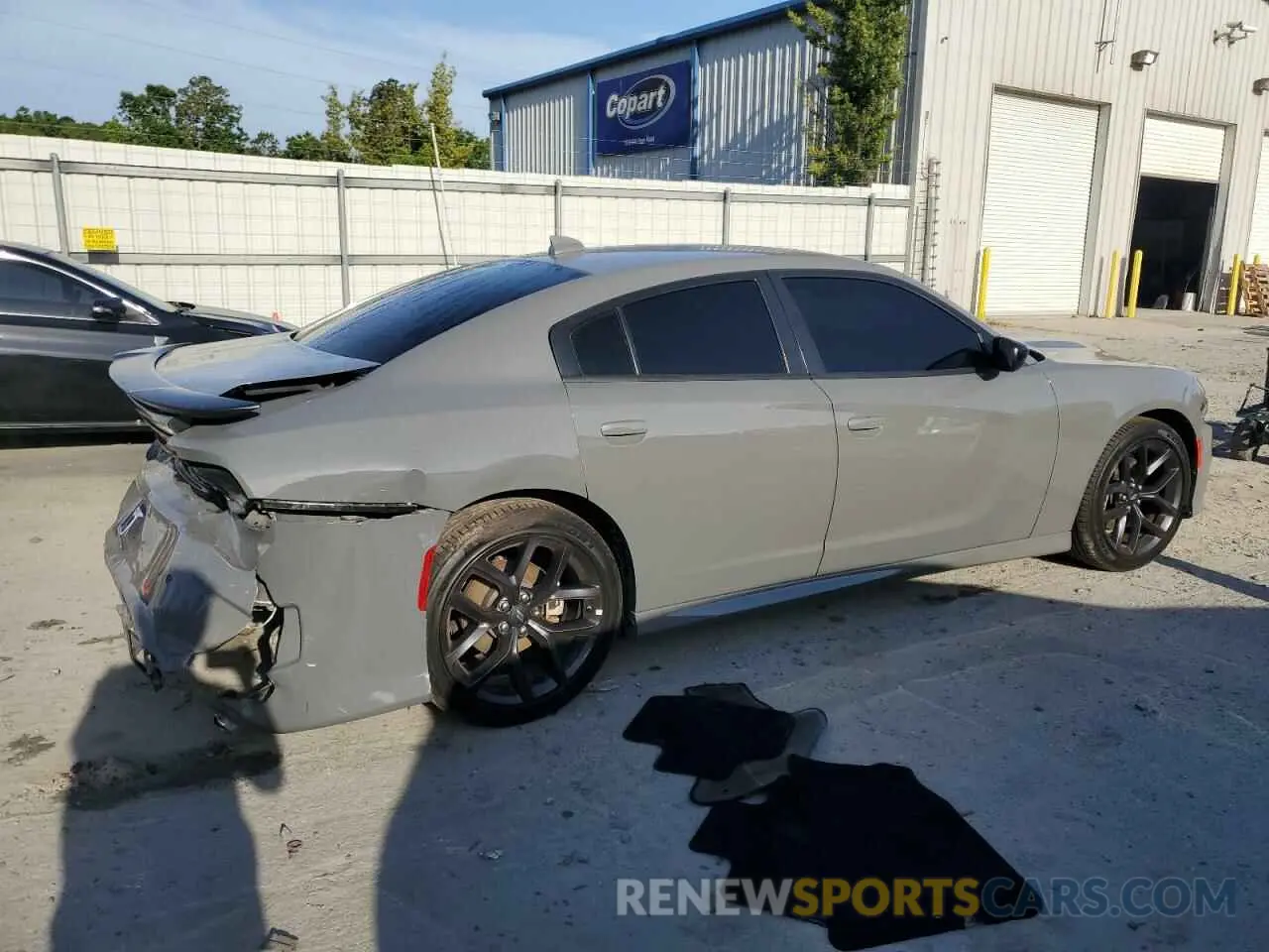 3 fotografías del automóvil dañado 2C3CDXHG9PH591886 DODGE CHARGER 2023