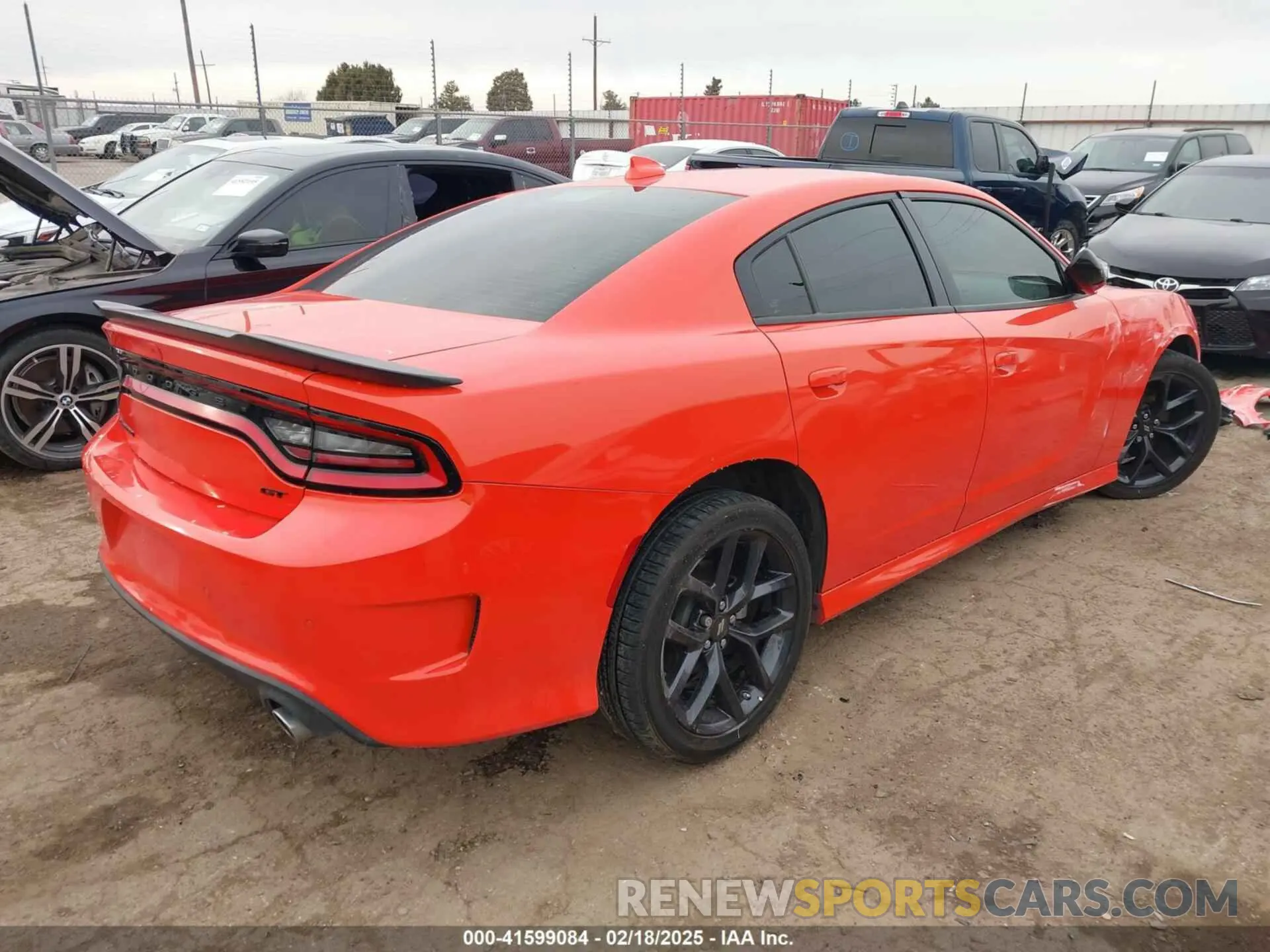 4 fotografías del automóvil dañado 2C3CDXHG9PH603681 DODGE CHARGER 2023
