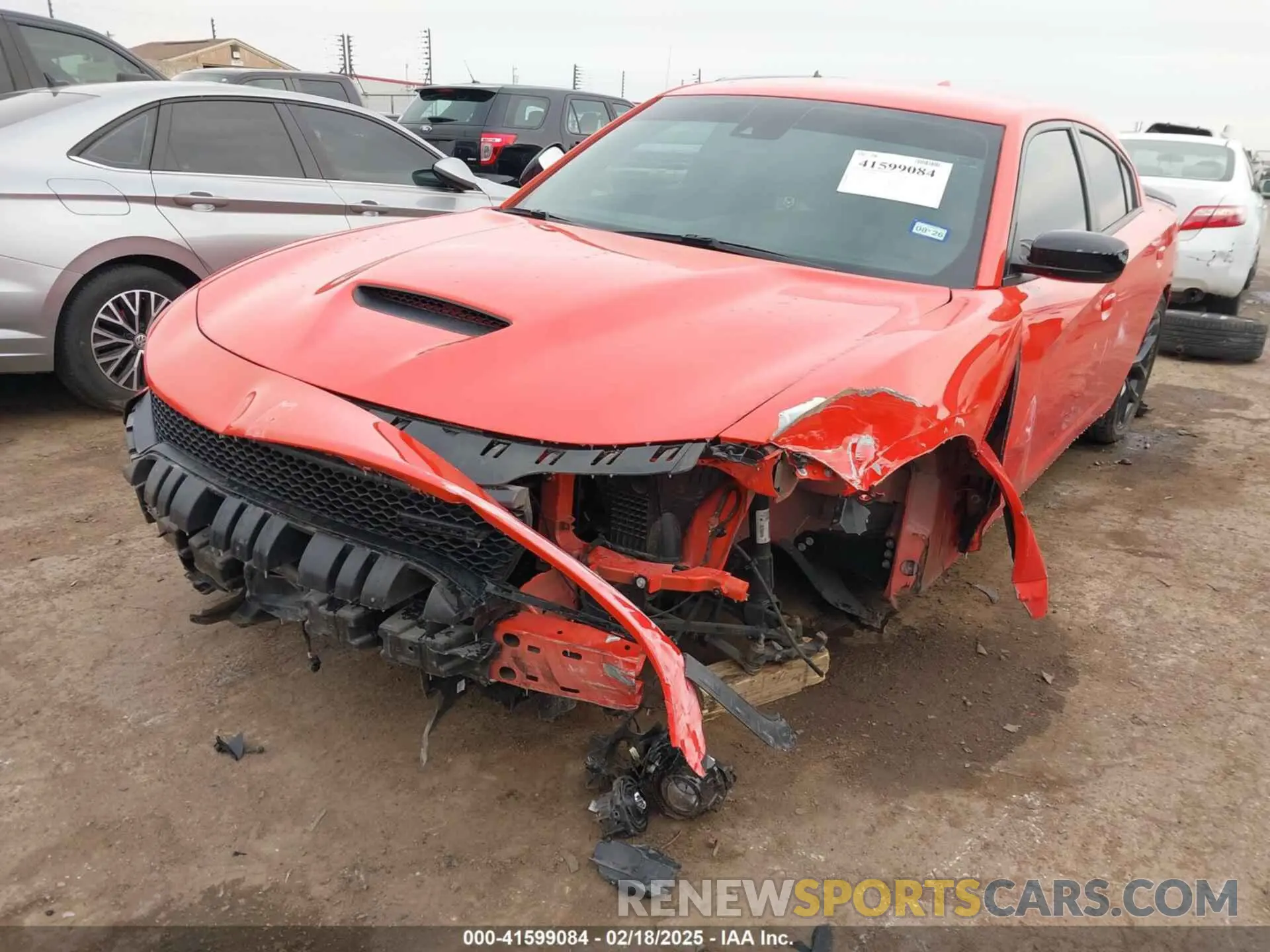 6 fotografías del automóvil dañado 2C3CDXHG9PH603681 DODGE CHARGER 2023