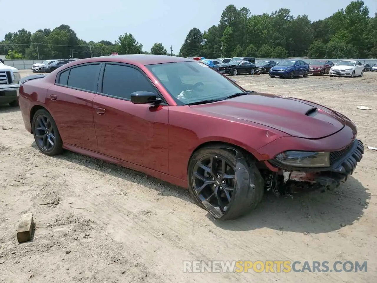 4 fotografías del automóvil dañado 2C3CDXHGXPH576975 DODGE CHARGER 2023