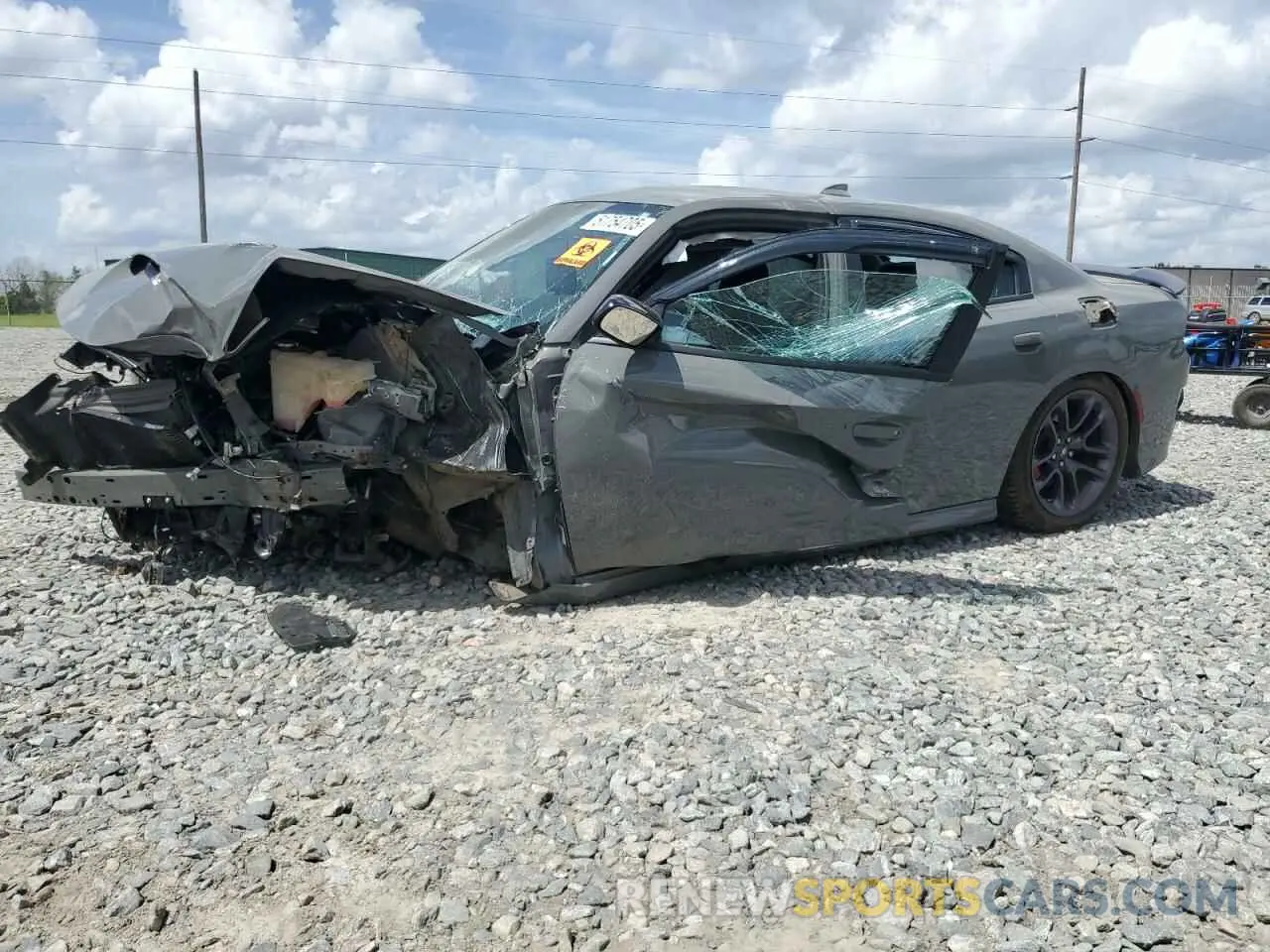 1 fotografías del automóvil dañado 2C3CDXHGXPH682844 DODGE CHARGER 2023