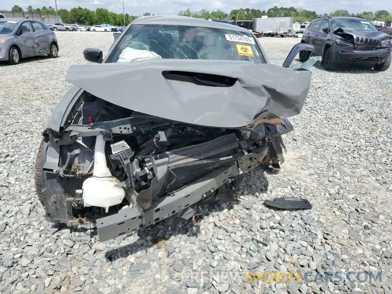 5 fotografías del automóvil dañado 2C3CDXHGXPH682844 DODGE CHARGER 2023
