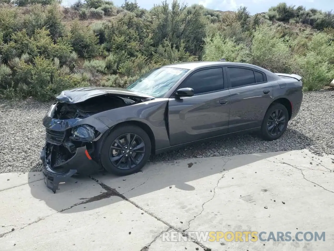 1 fotografías del automóvil dañado 2C3CDXJG5PH706025 DODGE CHARGER 2023
