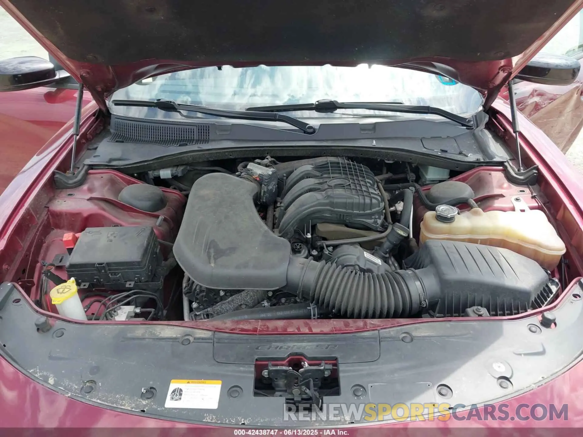 10 fotografías del automóvil dañado 2C3CDXKG2PH537418 DODGE CHARGER 2023