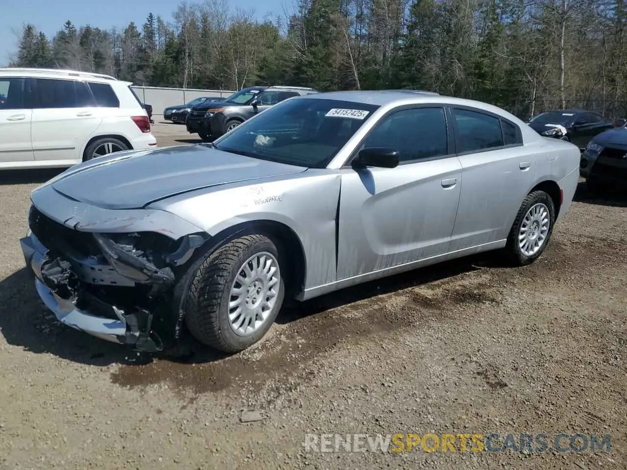 1 fotografías del automóvil dañado 2C3CDXKG9PH551901 DODGE CHARGER 2023