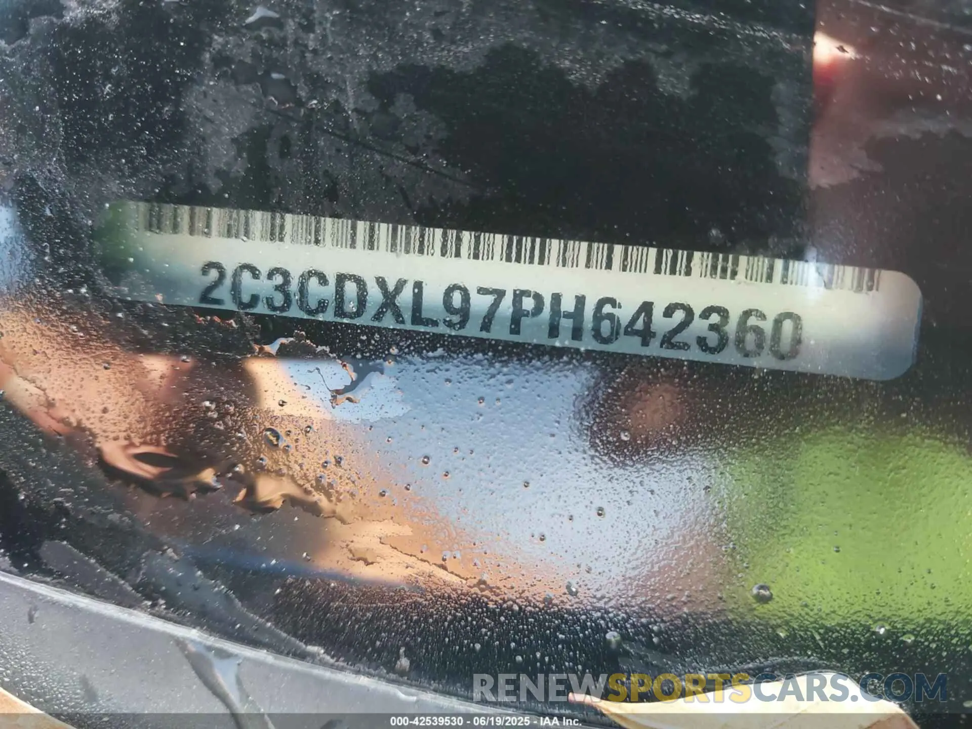 9 fotografías del automóvil dañado 2C3CDXL97PH642360 DODGE CHARGER 2023
