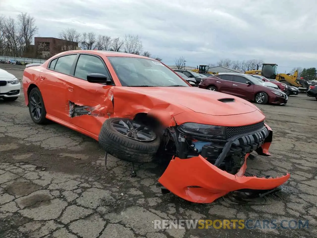 4 fotografías del automóvil dañado 2C3CDXMG2PH548450 DODGE CHARGER 2023