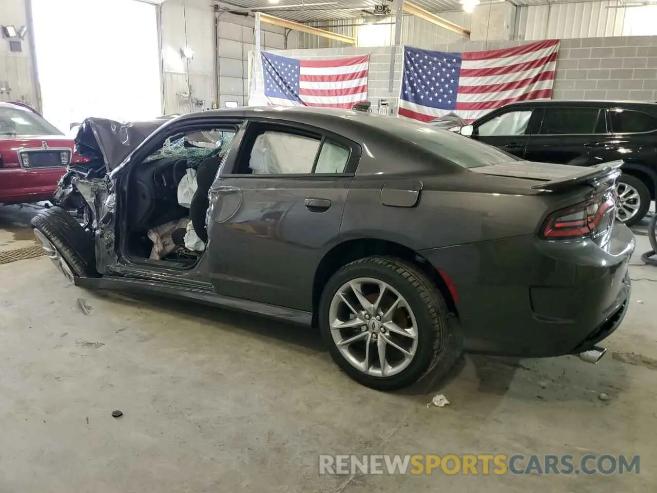 2 fotografías del automóvil dañado 2C3CDXMG4PH620264 DODGE CHARGER 2023