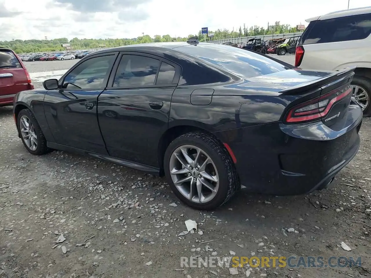 2 fotografías del automóvil dañado 2C3CDXMG4PH640627 DODGE CHARGER 2023
