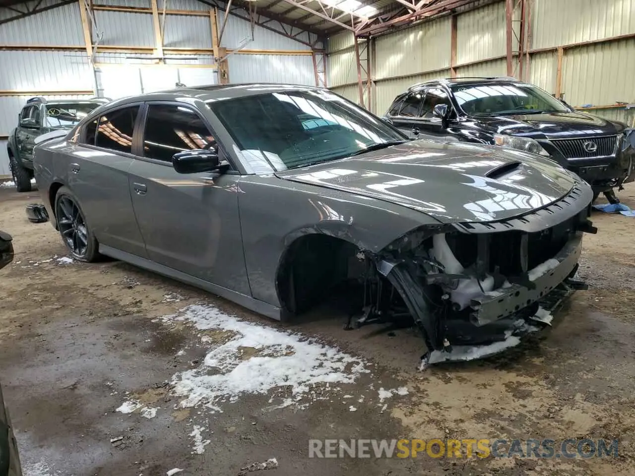 4 fotografías del automóvil dañado 2C3CDXMG6PH706241 DODGE CHARGER 2023