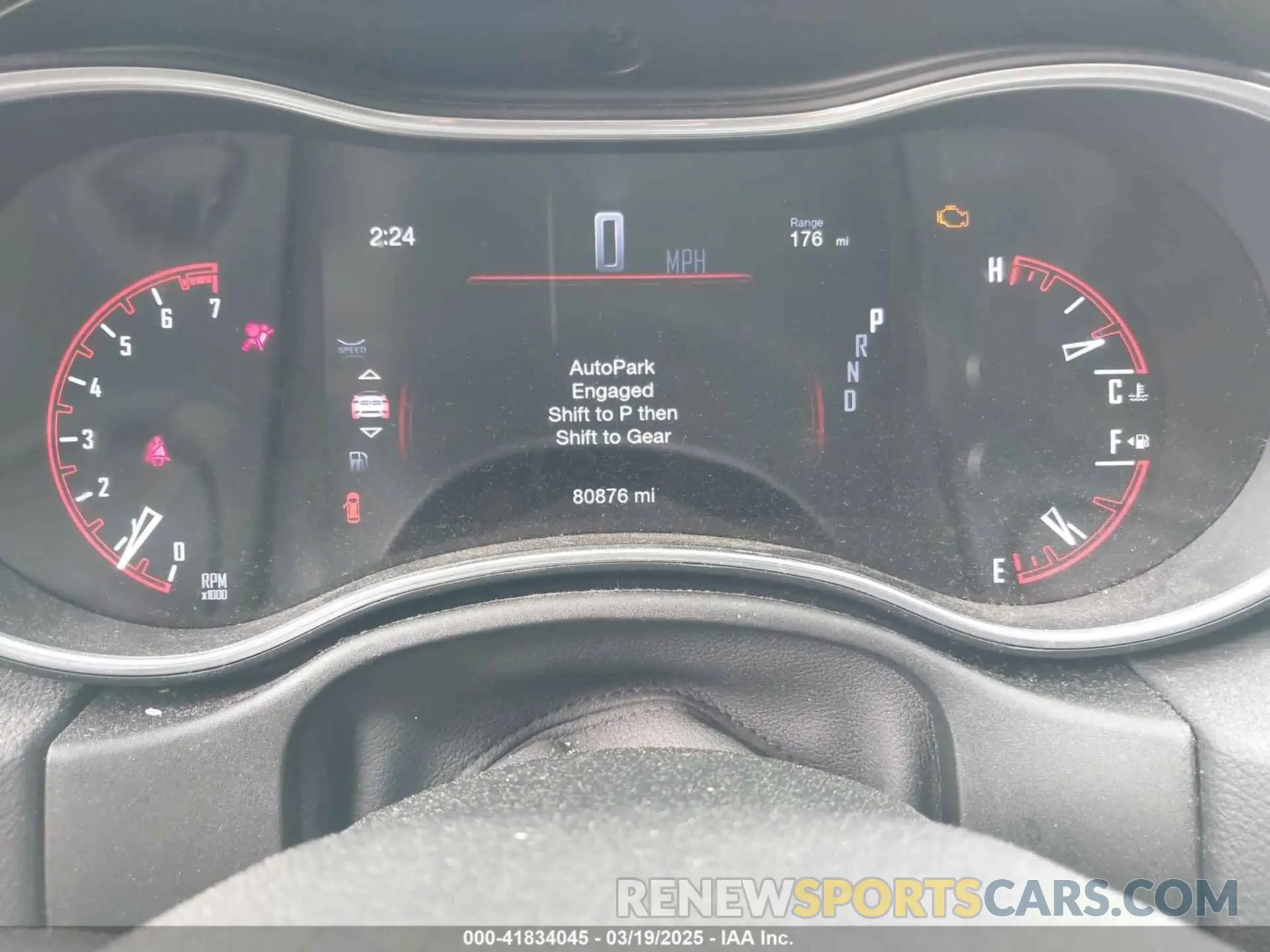 7 fotografías del automóvil dañado 1C4RDHAG5KC645203 DODGE DURANGO 2019