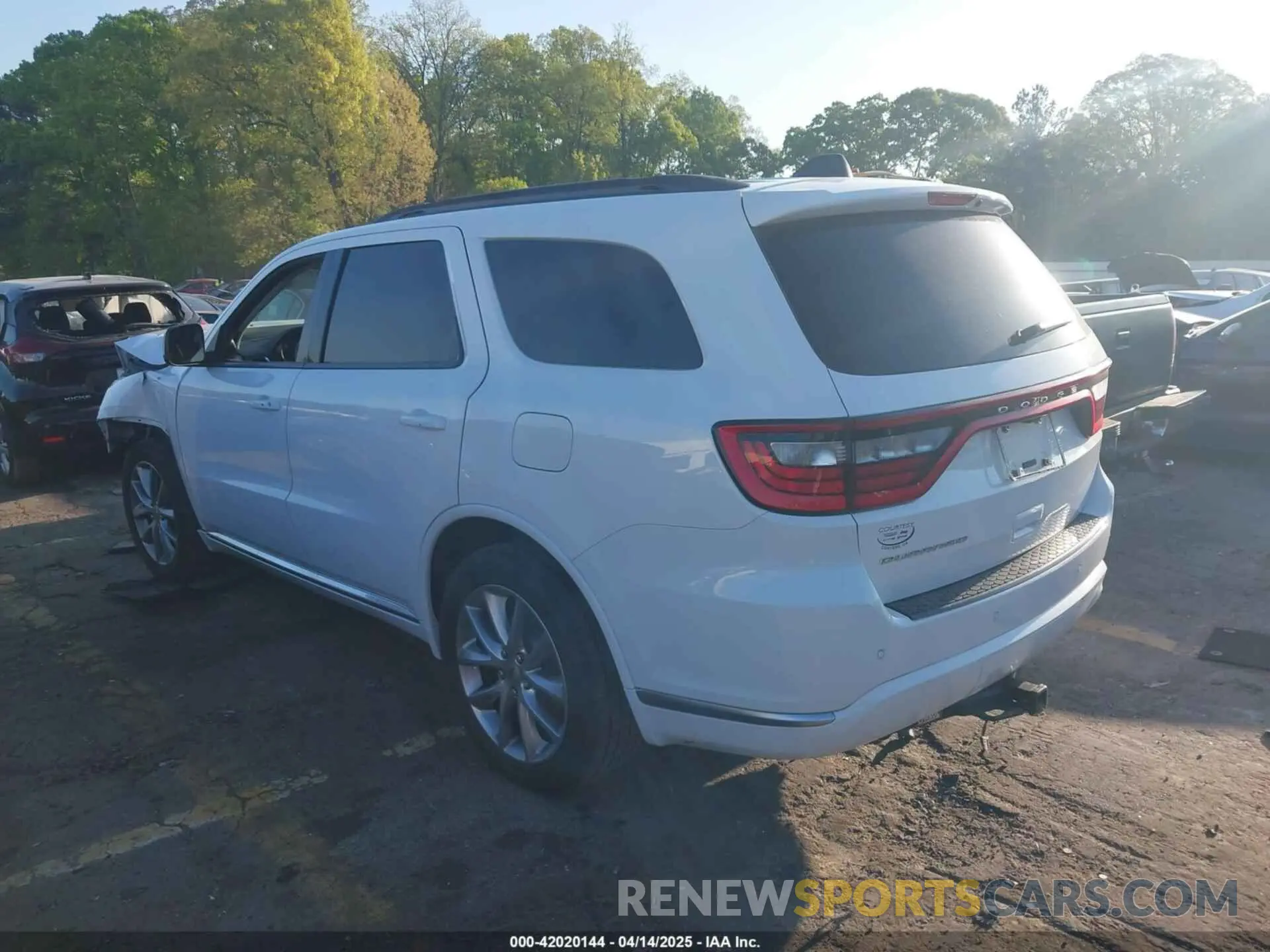 3 fotografías del automóvil dañado 1C4RDHAG7KC559200 DODGE DURANGO 2019