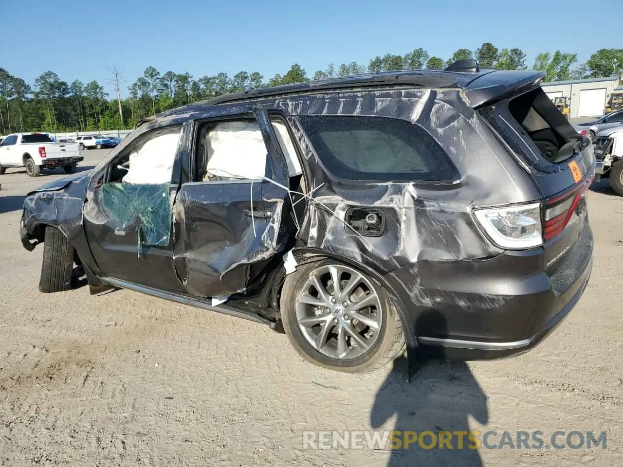 2 fotografías del automóvil dañado 1C4RDHAG9KC550093 DODGE DURANGO 2019