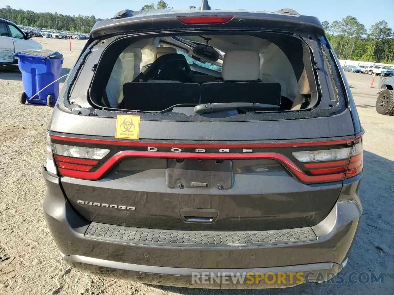 6 fotografías del automóvil dañado 1C4RDHAG9KC550093 DODGE DURANGO 2019
