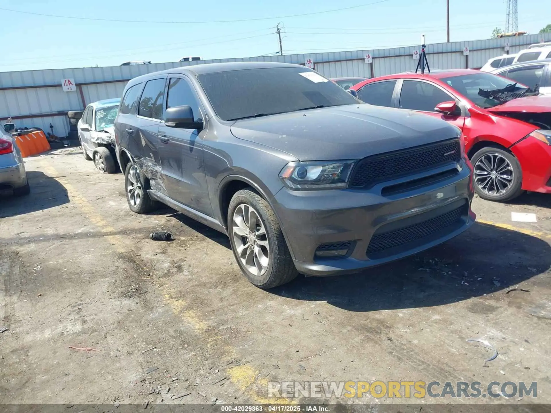 1 fotografías del automóvil dañado 1C4RDHDG1KC675844 DODGE DURANGO 2019