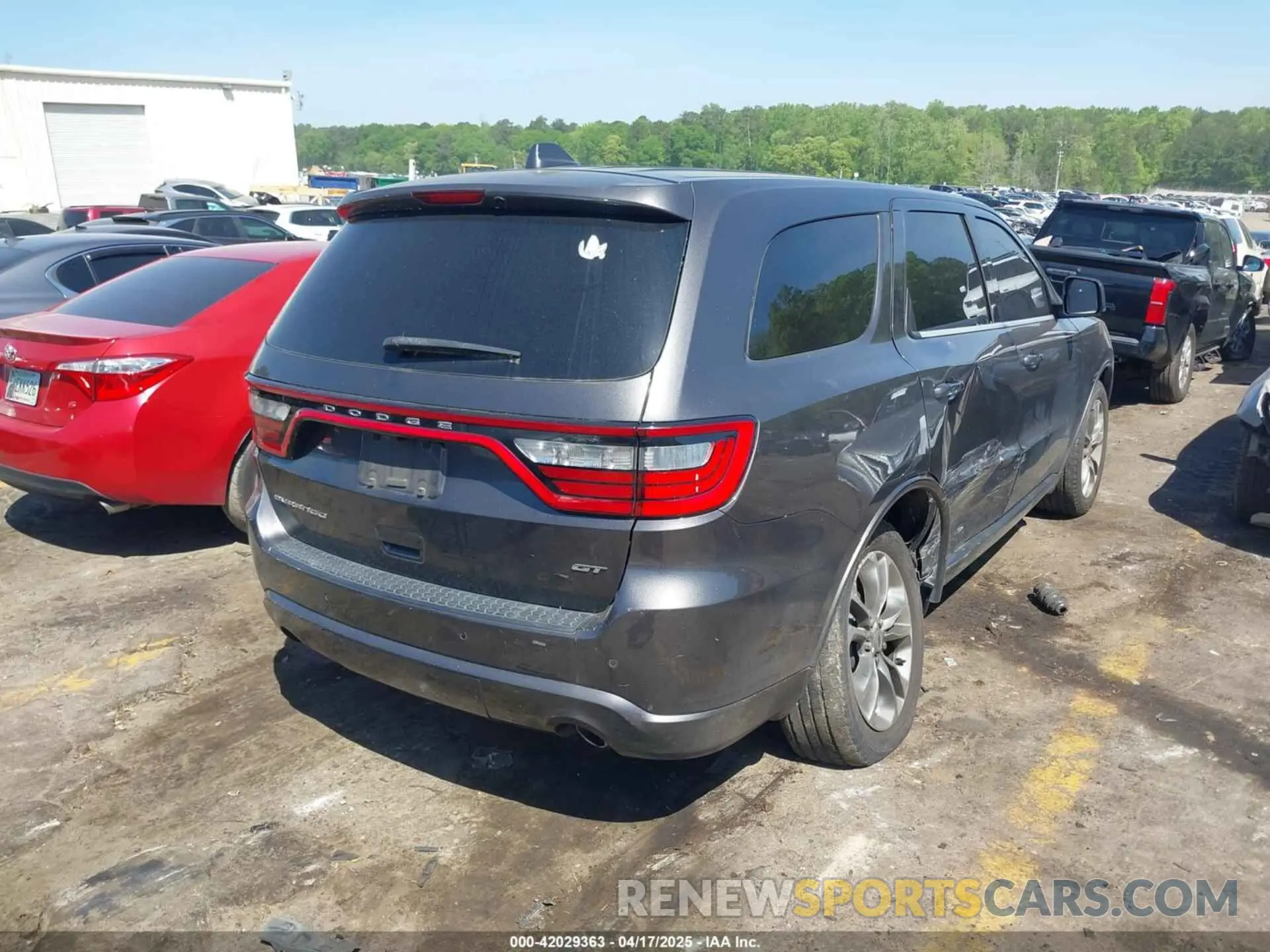 4 fotografías del automóvil dañado 1C4RDHDG1KC675844 DODGE DURANGO 2019