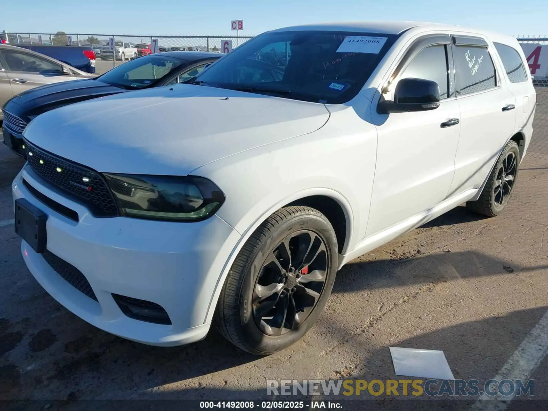 2 fotografías del automóvil dañado 1C4RDHDG1KC690912 DODGE DURANGO 2019