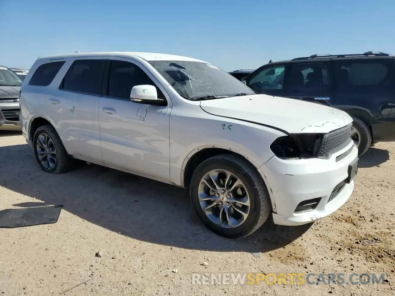 4 fotografías del automóvil dañado 1C4RDHDG1KC769125 DODGE DURANGO 2019