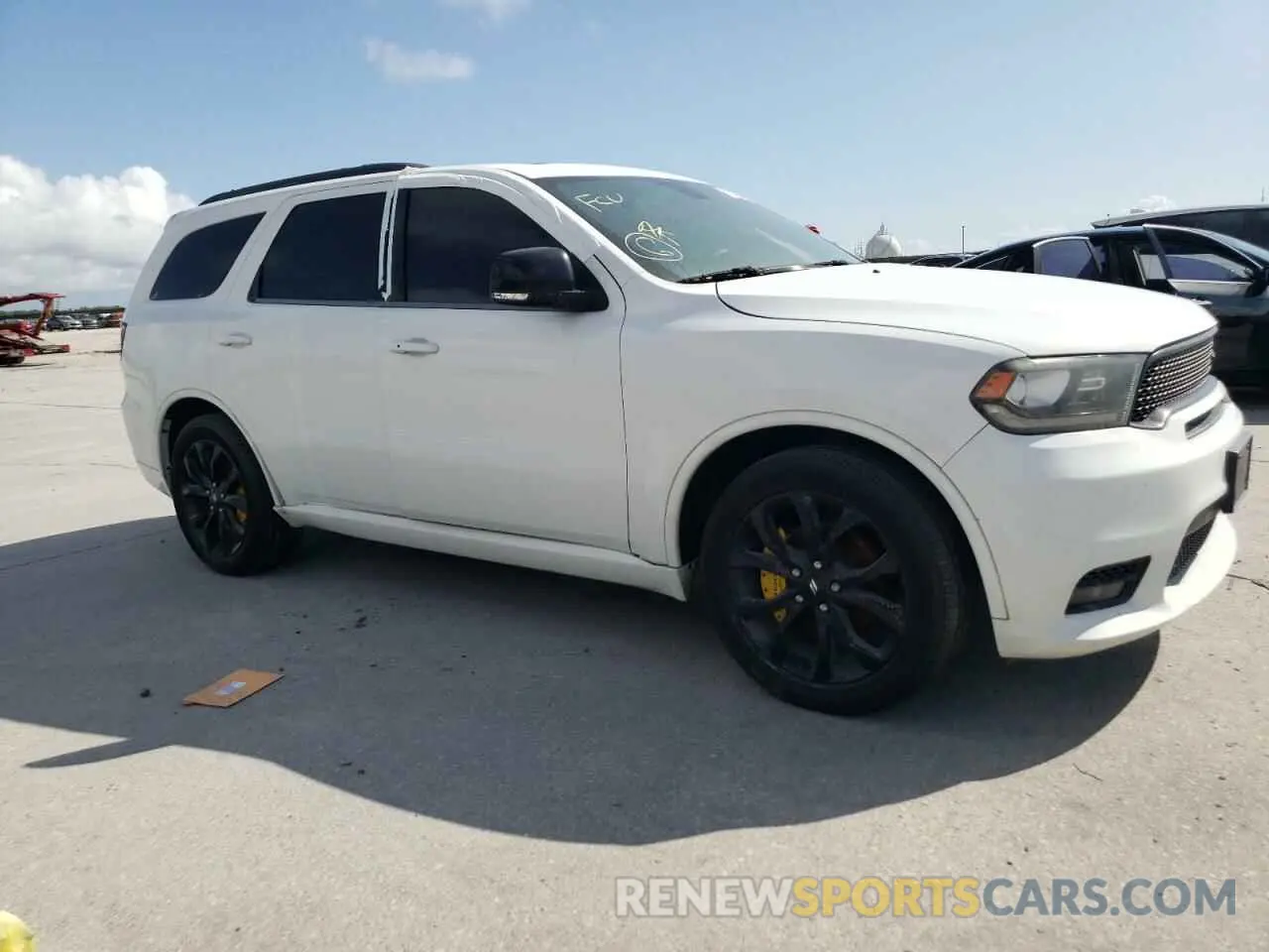 4 fotografías del automóvil dañado 1C4RDHDG3KC535360 DODGE DURANGO 2019