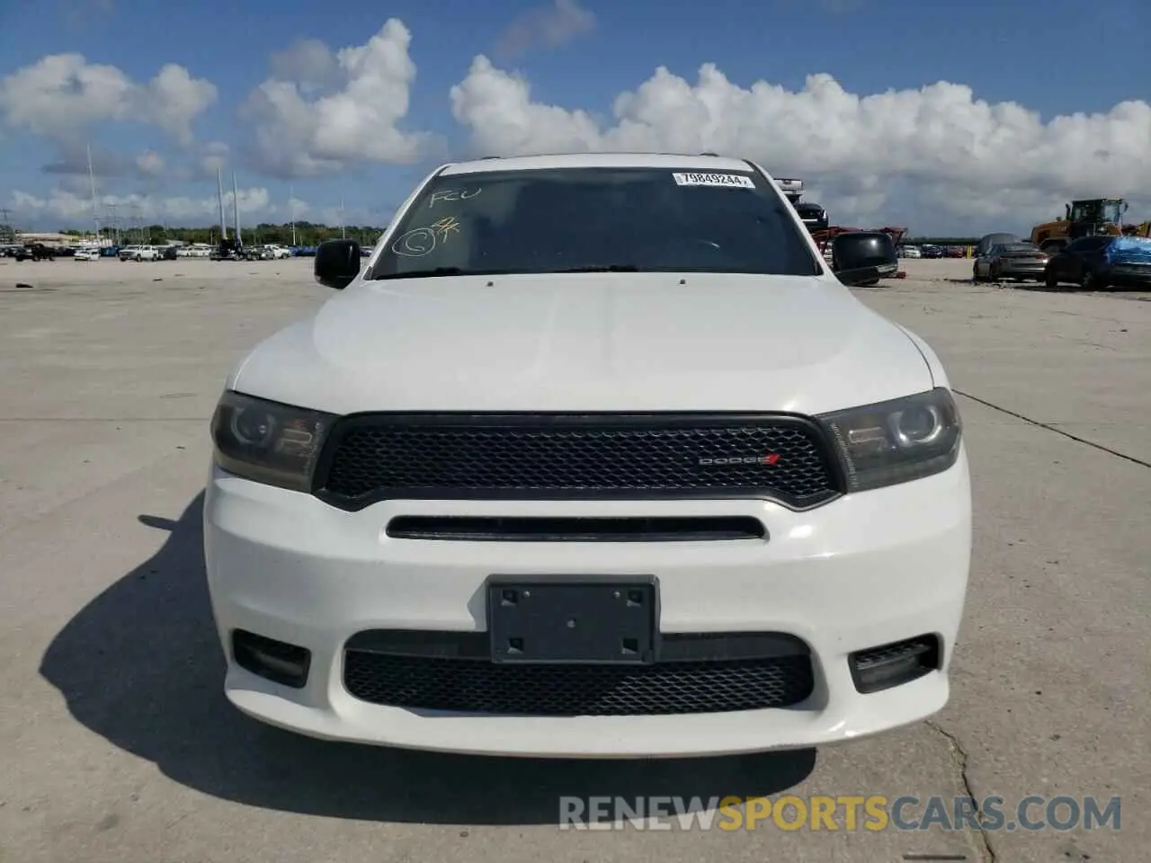 5 fotografías del automóvil dañado 1C4RDHDG3KC535360 DODGE DURANGO 2019