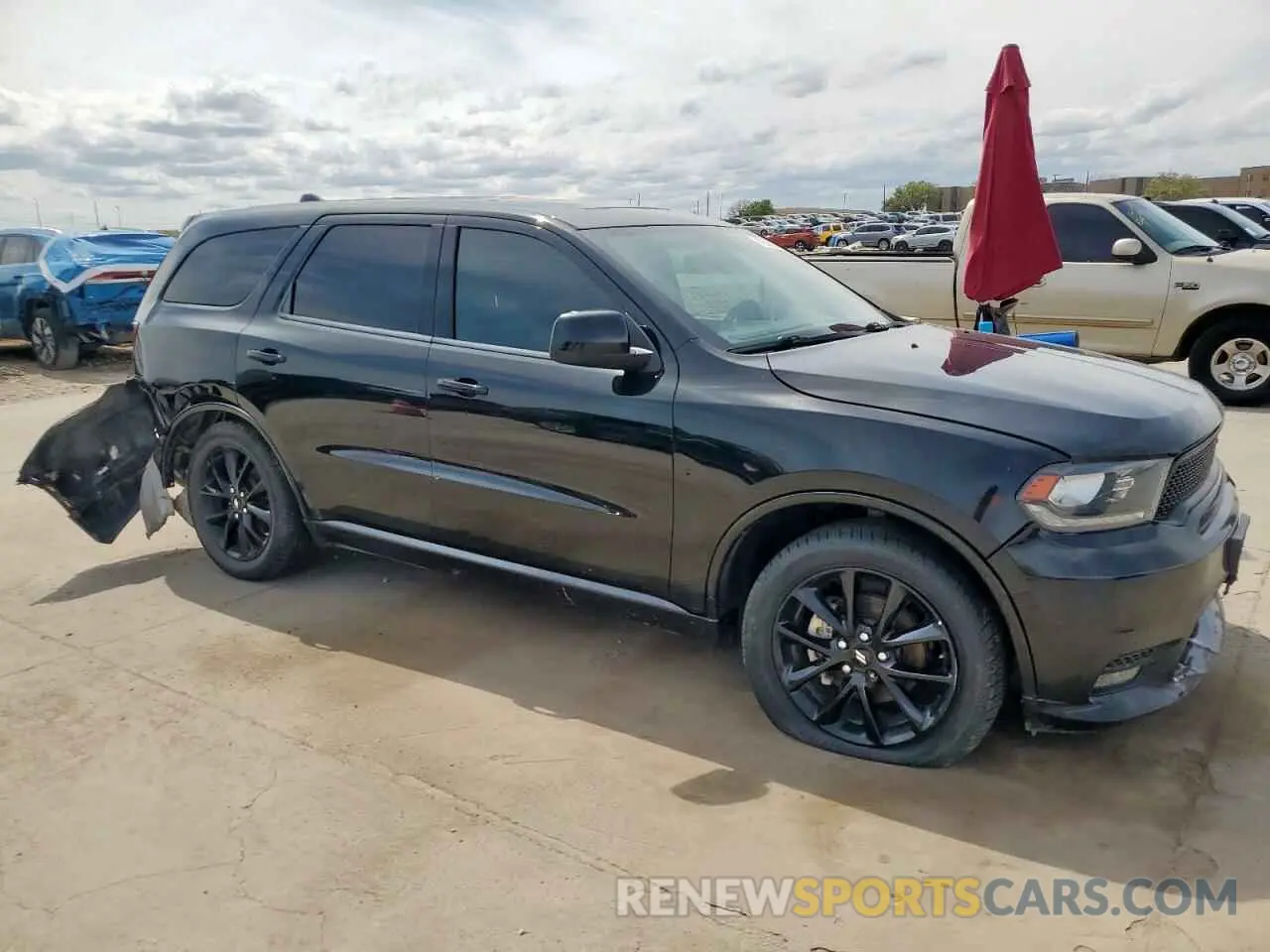 4 fotografías del automóvil dañado 1C4RDHDG6KC674057 DODGE DURANGO 2019