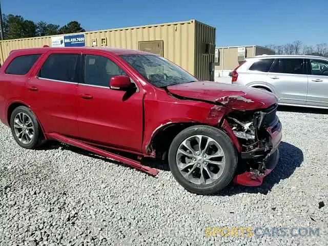 14 fotografías del automóvil dañado 1C4RDHDG7KC684337 DODGE DURANGO 2019