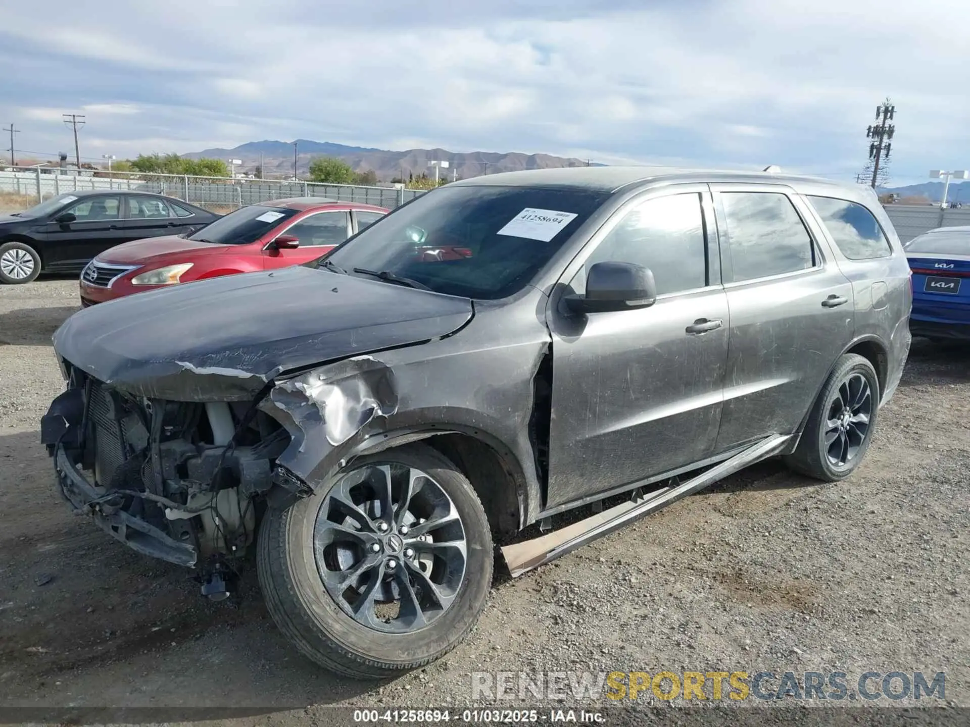2 fotografías del automóvil dañado 1C4RDHDG8KC779425 DODGE DURANGO 2019