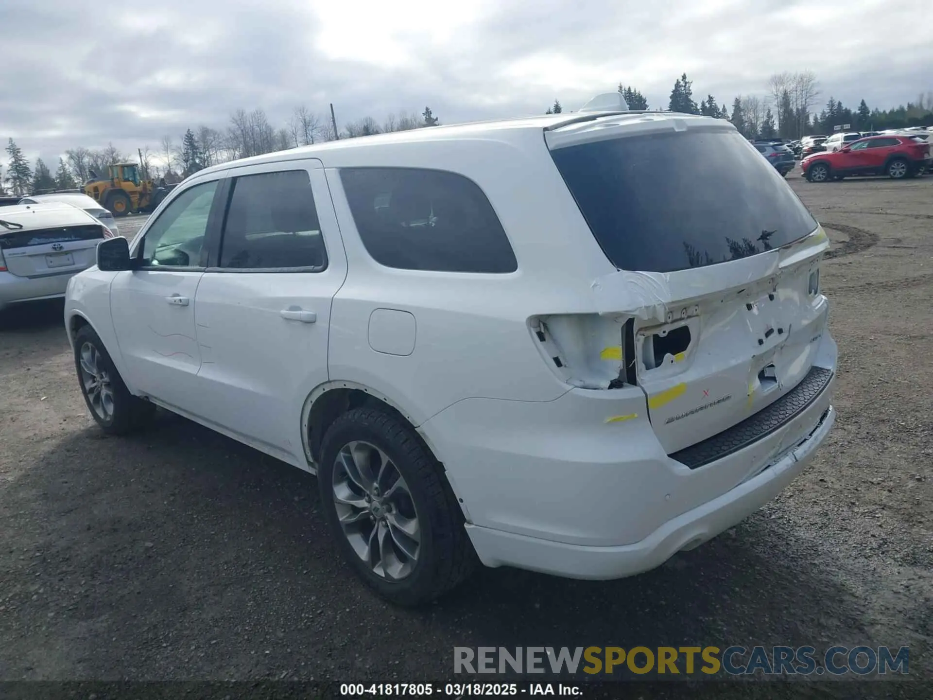 3 fotografías del automóvil dañado 1C4RDHDG9KC803201 DODGE DURANGO 2019